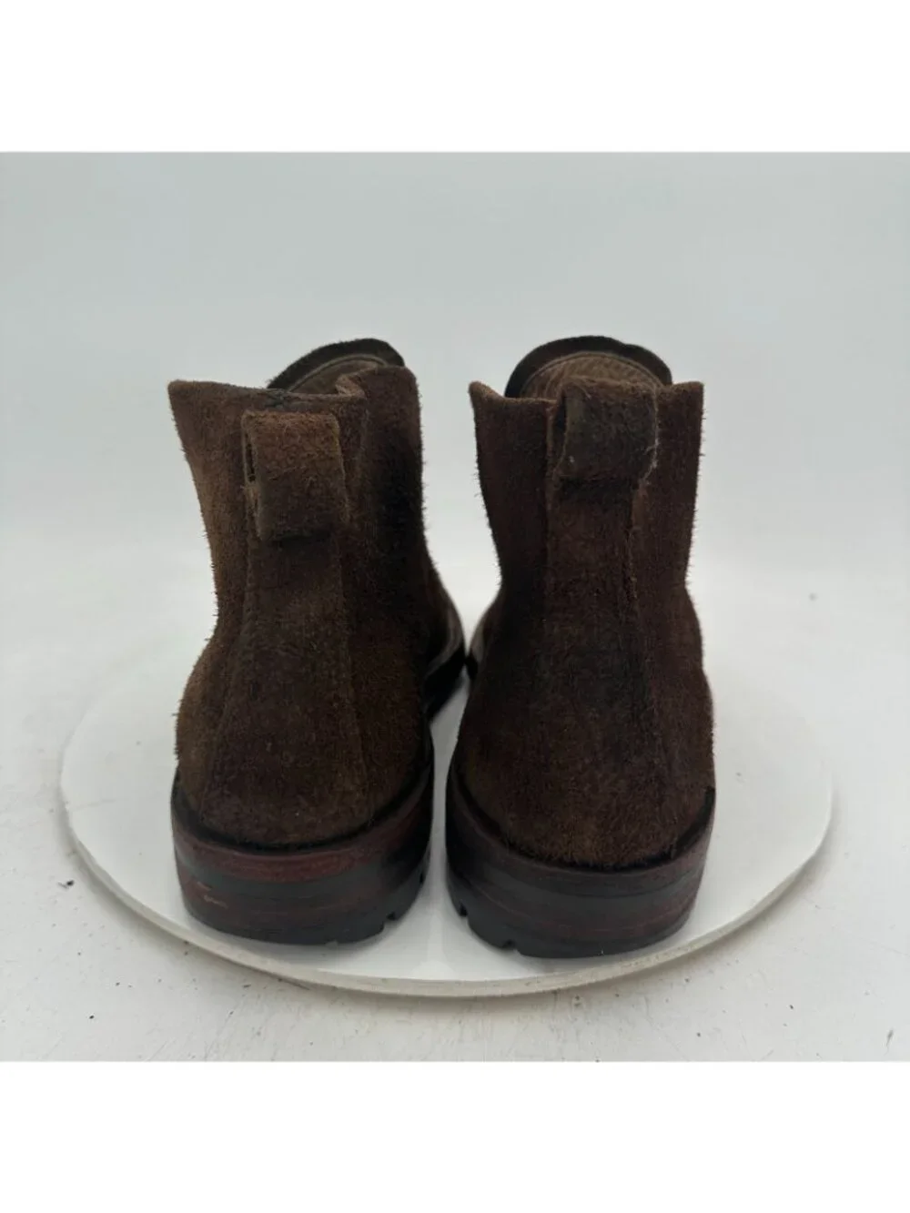 Dayton Men Size 8E Dark Brown Suede Itshide Commando Style Sole Chukka Boot
